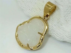 HY Wholesale Jewelry Pendant Stainless Steel Pendant (not includ chain)-HY0140P1101
