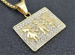 HY Wholesale Jewelry Pendant Stainless Steel Pendant (not includ chain)-HY0140P758