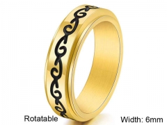 HY Wholesale Rings Jewelry 316L Stainless Steel Popular Rings-HY0127R253
