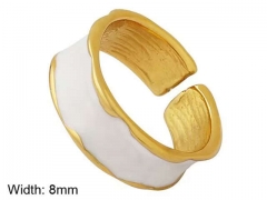 HY Wholesale Rings Jewelry 316L Stainless Steel Popular Rings-HY0124R030