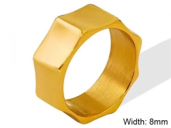 HY Wholesale Rings Jewelry 316L Stainless Steel Popular Rings-HY0124R107