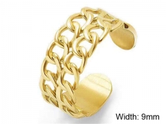 HY Wholesale Rings Jewelry 316L Stainless Steel Popular Rings-HY0124R109