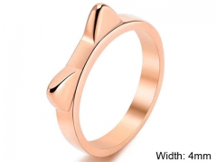 HY Wholesale Rings Jewelry 316L Stainless Steel Popular Rings-HY0127R263