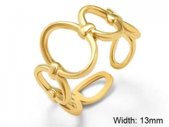 HY Wholesale Rings Jewelry 316L Stainless Steel Popular Rings-HY0124R119