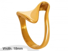 HY Wholesale Rings Jewelry 316L Stainless Steel Popular Rings-HY0124R077