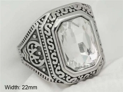 HY Wholesale Rings Jewelry 316L Stainless Steel Popular Rings-HY0140R063