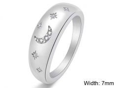 HY Wholesale Rings Jewelry 316L Stainless Steel Popular Rings-HY0127R271