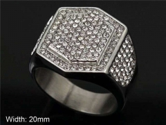 HY Wholesale Rings Jewelry 316L Stainless Steel Popular Rings-HY0140R067
