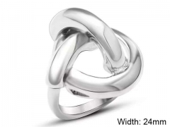 HY Wholesale Rings Jewelry 316L Stainless Steel Popular Rings-HY0124R122