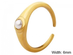 HY Wholesale Rings Jewelry 316L Stainless Steel Popular Rings-HY0124R050