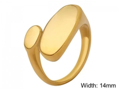 HY Wholesale Rings Jewelry 316L Stainless Steel Popular Rings-HY0124R003