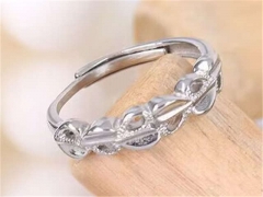 HY Wholesale Rings Jewelry 316L Stainless Steel Popular Rings-HY0124R085
