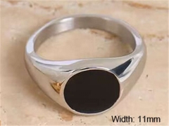 HY Wholesale Rings Jewelry 316L Stainless Steel Popular Rings-HY0124R095