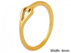 HY Wholesale Rings Jewelry 316L Stainless Steel Popular Rings-HY0124R031
