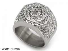 HY Wholesale Rings Jewelry 316L Stainless Steel Popular Rings-HY0140R069