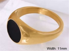 HY Wholesale Rings Jewelry 316L Stainless Steel Popular Rings-HY0124R096