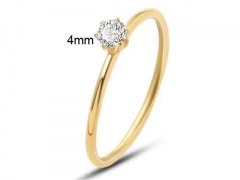 HY Wholesale Rings Jewelry 316L Stainless Steel Popular Rings-HY0124R045