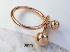 HY Wholesale Rings Jewelry 316L Stainless Steel Popular Rings-HY0124R111