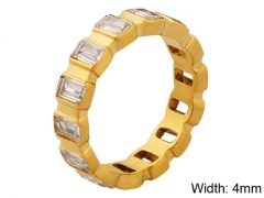 HY Wholesale Rings Jewelry 316L Stainless Steel Popular Rings-HY0124R074