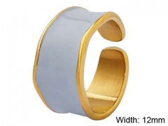 HY Wholesale Rings Jewelry 316L Stainless Steel Popular Rings-HY0124R025