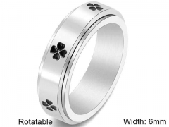 HY Wholesale Rings Jewelry 316L Stainless Steel Popular Rings-HY0127R286