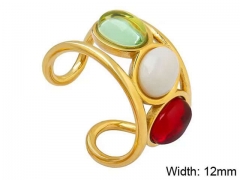 HY Wholesale Rings Jewelry 316L Stainless Steel Popular Rings-HY0124R005