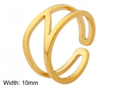 HY Wholesale Rings Jewelry 316L Stainless Steel Popular Rings-HY0124R072