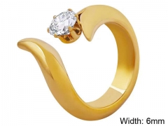 HY Wholesale Rings Jewelry 316L Stainless Steel Popular Rings-HY0124R067