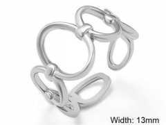 HY Wholesale Rings Jewelry 316L Stainless Steel Popular Rings-HY0124R120