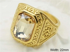 HY Wholesale Rings Jewelry 316L Stainless Steel Popular Rings-HY0140R058