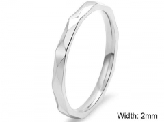 HY Wholesale Rings Jewelry 316L Stainless Steel Popular Rings-HY0127R161