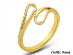 HY Wholesale Rings Jewelry 316L Stainless Steel Popular Rings-HY0124R253