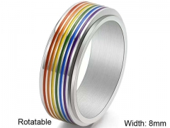 HY Wholesale Rings Jewelry 316L Stainless Steel Popular Rings-HY0127R104
