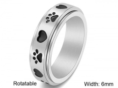HY Wholesale Rings Jewelry 316L Stainless Steel Popular Rings-HY0127R089