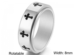 HY Wholesale Rings Jewelry 316L Stainless Steel Popular Rings-HY0127R242