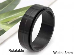 HY Wholesale Rings Jewelry 316L Stainless Steel Popular Rings-HY0125R052