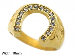 HY Wholesale Rings Jewelry 316L Stainless Steel Popular Rings-HY0140R084