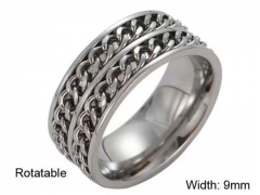 HY Wholesale Rings Jewelry 316L Stainless Steel Popular Rings-HY0127R031