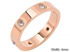HY Wholesale Rings Jewelry 316L Stainless Steel Popular Rings-HY0127R132