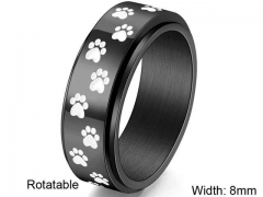 HY Wholesale Rings Jewelry 316L Stainless Steel Popular Rings-HY0127R231