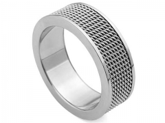 HY Wholesale Rings Jewelry 316L Stainless Steel Popular Rings-HY0141R025