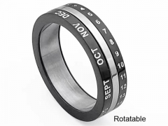 HY Wholesale Rings Jewelry 316L Stainless Steel Popular Rings-HY0141R020