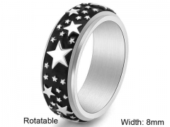 HY Wholesale Rings Jewelry 316L Stainless Steel Popular Rings-HY0127R243