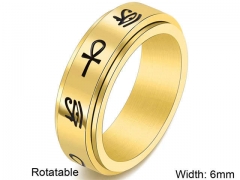 HY Wholesale Rings Jewelry 316L Stainless Steel Popular Rings-HY0127R112