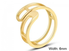 HY Wholesale Rings Jewelry 316L Stainless Steel Popular Rings-HY0124R224