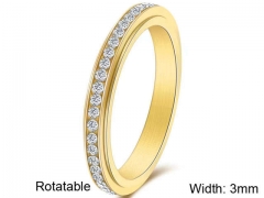 HY Wholesale Rings Jewelry 316L Stainless Steel Popular Rings-HY0127R002