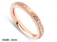 HY Wholesale Rings Jewelry 316L Stainless Steel Popular Rings-HY0124R248