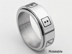 HY Wholesale Rings Jewelry 316L Stainless Steel Popular Rings-HY0141R022