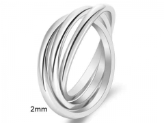 HY Wholesale Rings Jewelry 316L Stainless Steel Popular Rings-HY0127R217