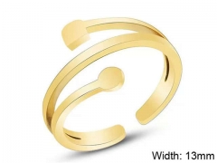 HY Wholesale Rings Jewelry 316L Stainless Steel Popular Rings-HY0124R167
